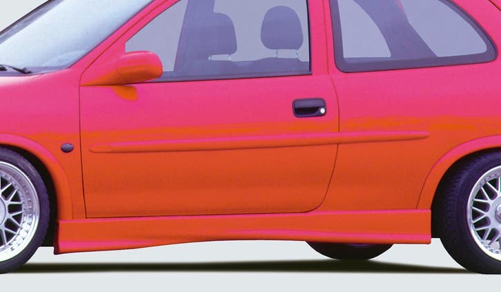 Rieger side skirt | Corsa B: 02.93-09.96 (tot model 97), 11., Auto-onderdelen, Carrosserie, Nieuw, Opel, Verzenden