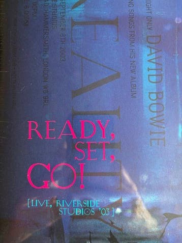 David Bowie - Ready, Set, Go! (Live Riverside Studios 2003), Nieuw in verpakking