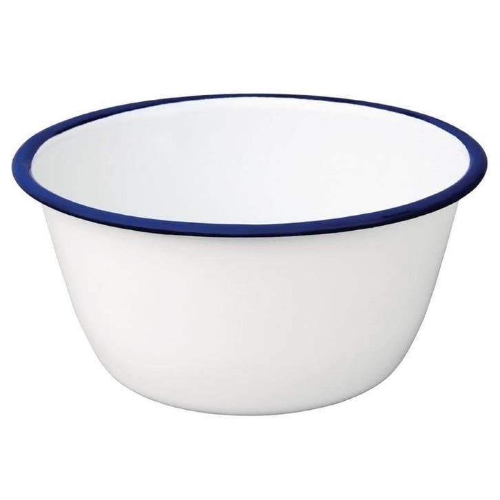 Schaaltjes | Geëmailleerd Staal | Wit/Blauw | 88cl | 6, Zakelijke goederen, Horeca | Keukenapparatuur, Nieuw in verpakking, Verzenden