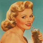 Kleury.art - 1950s Advertisments: Classic Coastal Cola” by