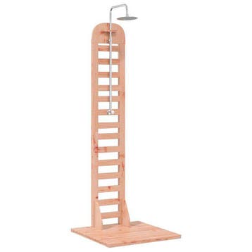 Douche exterieur bois/acier 223cm - Retour client controle, Verzenden