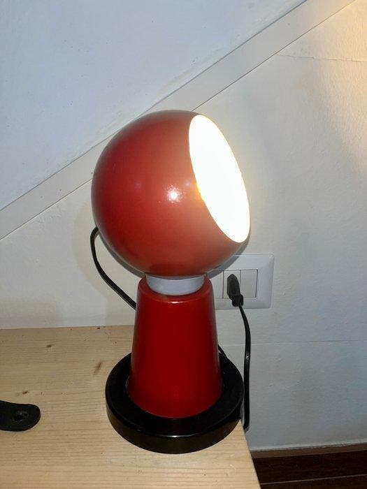 Lampe à poser en forme de globe - Aluminium, En alliage -, Antiquités & Art, Antiquités | Éclairage