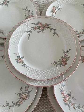 Villeroy & Boch - Tafelservies (18) - Rosette - Vitro