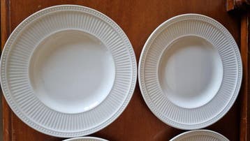 Wedgwood - Gebak/taartset (9) - Porselein - Als nieuw., Antiek en Kunst