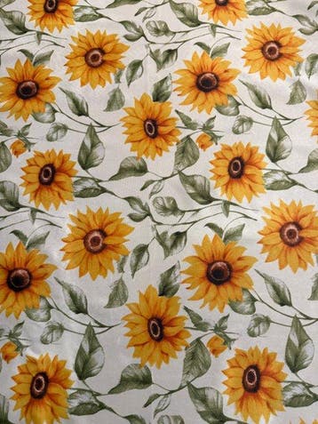 San Leucio - groot tafellaken met zonnebloemen - Tafelkleed