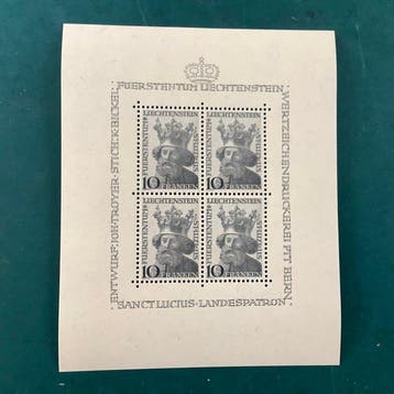 Liechtenstein 1946 - Klein velletje Luzius - MNH - Michel, Timbres & Monnaies, Timbres | Europe | Autriche