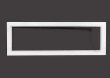PVC raam vast b150xh50 cm wit, Ophalen of Verzenden, Gevelraam of Ruit