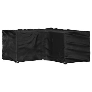 vidaXL Tuinmeubelhoezen met 16 oogjes L-vormig 215x215x90 cm, Verzenden, Nieuw