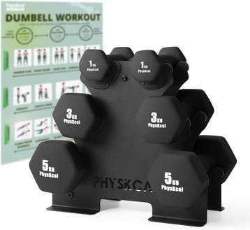Halterset 18kg + Rek | Retour deal | -34% korting, Verzenden, Zo goed als nieuw, Armen, Halterset