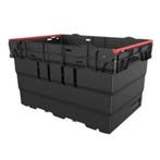 Nestbare Stapelbak 600x400x360 mm euronorm zwart, Ophalen of Verzenden