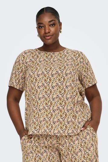ONLY eco blouse print48Maat 46/48 (XL) of groter, Verzenden, Nieuw, Maat 46/48 (XL) of groter, Overige kleuren