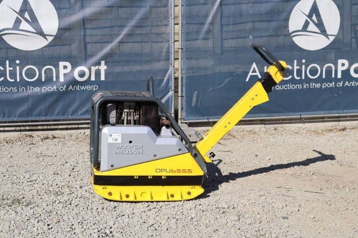 Veiling: Trilplaat Wacker Neuson DPU6555 Diesel 2015, Zakelijke goederen, Machines en Bouw | Overig, Ophalen