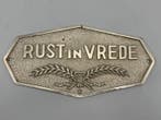 Begravenisplaat Rust in Vrede - Begravenisplaat Rust in