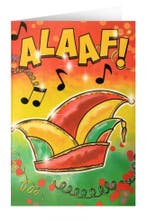 Wenskaart Prinsenmuts Alaaf, Verzenden, Nieuw