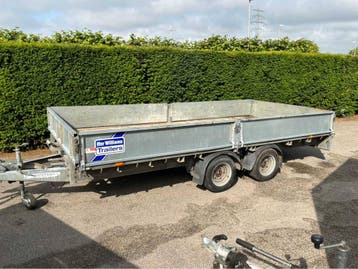 Veiling: Platte Oplegger Ifor Williams 2S HB511 2018, Auto diversen, Aanhangers en Bagagewagens, Ophalen, Nieuw