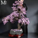 Amethist Levensboom Bonsai – Groot Sculpturaal Mineraal, Verzamelen