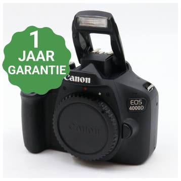 10% korting | Canon EOS 4000D body | Tweedehands, Verzenden