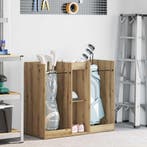 vidaXL Golfkast Effen Artisan Eiken 102 x 45 x 85,5 cm, Sport en Fitness, Golf, Verzenden, Nieuw