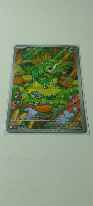 Pokémon - 3 Card - Bulbasaur, Snivy Foil, Full art - EX, Hobby en Vrije tijd, Nieuw