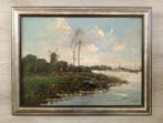 Jan Kelderman (1914-1990) - Hollands polderlandschap