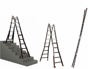 BigOne multifunctionele ladder TacTic 4×5 sporten, Nieuw, Ophalen of Verzenden, Ladder, Opvouwbaar of Inschuifbaar