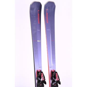 151 158 165 dames skis ELAN PRIMETIME N5 2024, purple, grip, Verzenden, Gebruikt