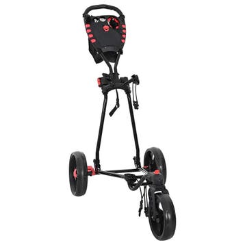 vidaXL Golf Trolley Zwart 110 x 60 x 132 cm IJzer, Verzenden