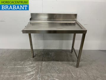 RVS Afvoertafel t.b.v. Doorschuifvaatwasser 110 cm Horeca, Ophalen of Verzenden, Nieuw in verpakking