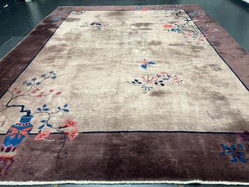 Chine antique Art déco - Tapis - 345 cm - 266 cm, Huis en Inrichting, Nieuw