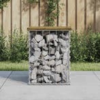 vidaXL Tuinbank schanskorfontwerp 33x31x42 cm geïmpregneerd, Verzenden, Nieuw