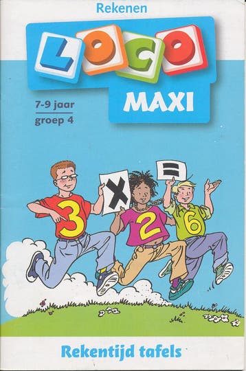 Maxi Loco Rekentijd Tafels groep 4, Verzenden, Nieuw