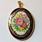Pendentif Pendentif rare MEISSEN Or 18 carats – Grand format