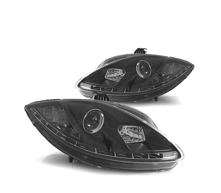 PHARES SEAT LEON ALTEA 09-12 LED DRL FEUX DE JOUR VRAIS FOND, Auto-onderdelen, Verlichting, Verzenden