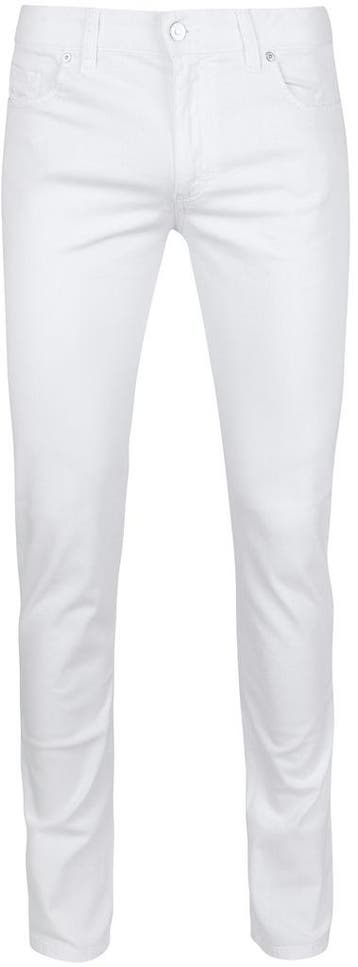 Alberto Pipe Denim Wit maat Maat 52/54 (L) Heren, Kleding | Heren, Maat 52/54 (L), Verzenden, Wit, Nieuw