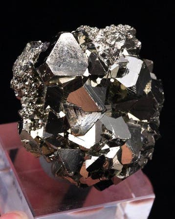 (CLASSIQUE PÉRUVIEN) PYRITE DORÉE Spécimen - Hauteur : 4.2