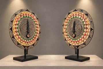 Uitzonderlijk Bwa-masker uit Burkina Faso — beschermende