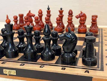 Schaakspel - USSR/Collectible chess/1973/Rare! - Hout, Antiek en Kunst