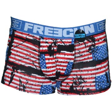 Freegun Underwear American Flag Heren Boxershorts Katoen, Verzenden, Vechtsport, FreeGun, Maat 56/58 (XL)
