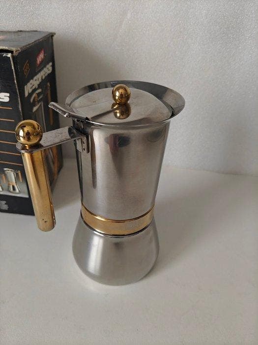Koffiepot - Staal, Antiquités & Art, Antiquités | Ustensiles de cuisine