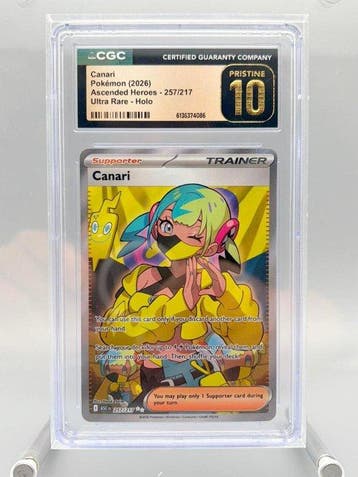 Pokémon Graded card - Canari - Ascended Heroes - 257/217 -, Nieuw