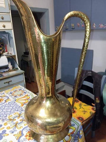 Pot - Messing, Antiek en Kunst