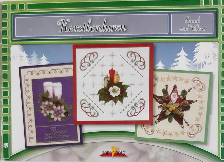 Kerst Borduren / Hobbydols / 49 9789087351649 S. van Went, Boeken, Hobby en Vrije tijd, Zo goed als nieuw, Verzenden
