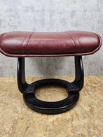 Voetenbank - Hout, Leder - Voetenbank, Hocker