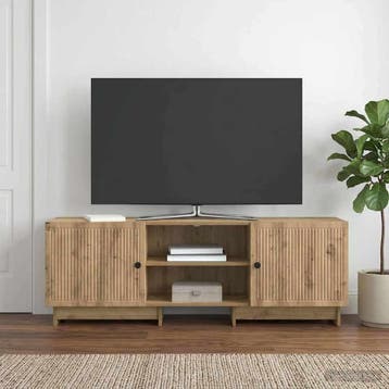 vidaXL TV Kast 150 x 31 x 50 cm Artisanaal eiken, Huis en Inrichting, Kasten |Televisiemeubels, Verzenden, Nieuw