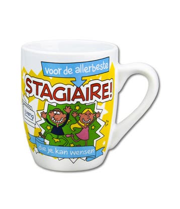 Mok Stagiaire 12cm, Verzenden, Nieuw