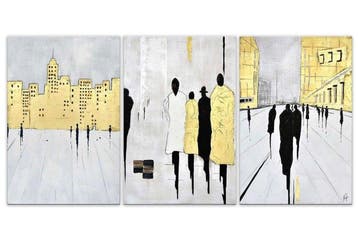 Décoration murale (3) - Les gens en ville, Huis en Inrichting, Nieuw