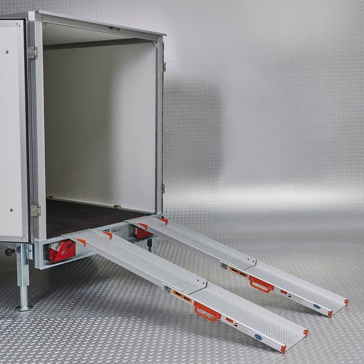 Datona Brede oprijplaat uitschuifbaar 180 cm - 2 stuks -, Auto diversen, Auto-accessoires, Ophalen of Verzenden
