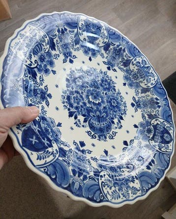Ram, Plateelbakkerij - Assiette murale - Ø 40 cm - Faïence -