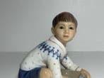 Dahl Jensen - Beeldje - Boy with toy truck No. 1166 First