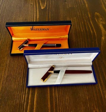 Set of 2 Vintage Waterman Fountain Pens – Master/Exclusive